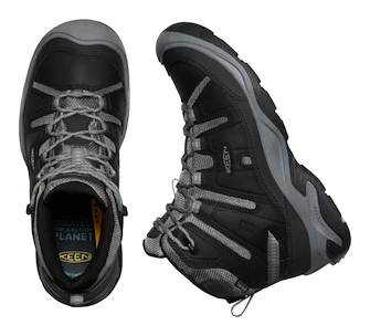 Męskie buty outdoorowe Keen Circadia Mid Wp Black/Steel Grey  US 10