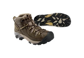 Męskie buty outdoorowe Keen Targhee II Mid Wp Black Olive/Yellow