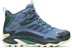 Męskie buty outdoorowe Merrell  Moab Speed 2 Mid Gtx Steel Blue