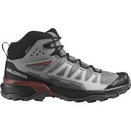 Męskie buty outdoorowe Salomon X Ultra 360 Mid Gore-Tex Pewter/Black/Burnt Henna