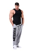 Męskie spodnie dresowe Nebbia  Beast Mode On iconic sweatpants 186 grey