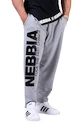 Męskie spodnie dresowe Nebbia  Beast Mode On iconic sweatpants 186 grey