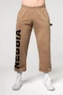 Męskie spodnie dresowe Nebbia  Gym Sweatpants Baggy Style GYM BRO Light Brown