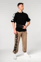 Męskie spodnie dresowe Nebbia  Gym Sweatpants Baggy Style GYM BRO Light Brown