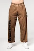 Męskie spodnie dresowe Nebbia  Washed-off Gym Sweatpants Baggy Style GYM BRO Ligth Brown