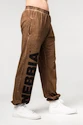 Męskie spodnie dresowe Nebbia  Washed-off Gym Sweatpants Baggy Style GYM BRO Ligth Brown