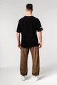 Męskie spodnie dresowe Nebbia  Washed-off Gym Sweatpants Baggy Style GYM BRO Ligth Brown