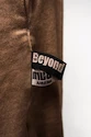 Męskie spodnie dresowe Nebbia  Washed-off Gym Sweatpants Baggy Style GYM BRO Ligth Brown