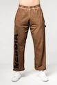 Męskie spodnie dresowe Nebbia  Washed-off Gym Sweatpants Baggy Style GYM BRO Ligth Brown