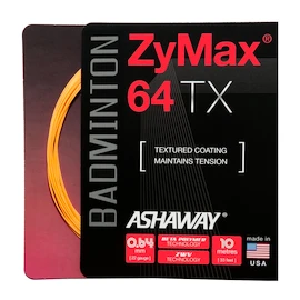 Naciąg rakiety do badmintona Ashaway Zymax 64 TX Orange Set