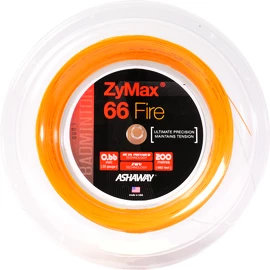 Naciąg rakiety do badmintona Ashaway ZyMax 66 Fire Power Orange - 200 m