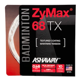 Naciąg rakiety do badmintona Ashaway Zymax 68 TX White Set