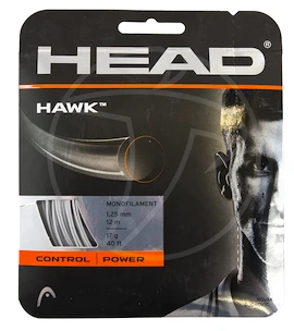 Naciąg tenisowy Head  Hawk Grey 1.25 mm (12 m)