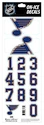 Numery na kasku Sportstape  ALL IN ONE HELMET DECALS - ST. LOUIS BLUES