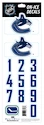 Numery na kasku Sportstape  ALL IN ONE HELMET DECALS - VANCOUVER CANUCKS