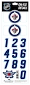 Numery na kasku Sportstape  ALL IN ONE HELMET DECALS - WINNIPEG JETS