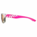 Okulary sportowe Uvex  Sportstyle 508 Pink/White