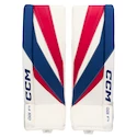 Parkany bramkarskie CCM Axis F5 White/Red/Blue Junior