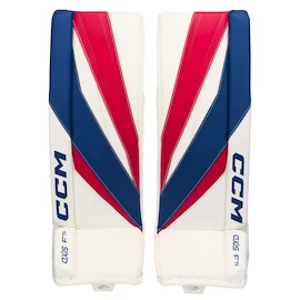 Parkany bramkarskie CCM Axis F5 White/Red/Blue Junior