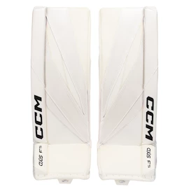 Parkany bramkarskie CCM Axis F5 White/White Junior