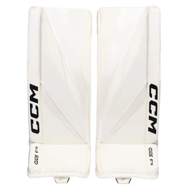 Parkany bramkarskie CCM Axis F9 White/White Senior