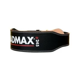 Pas fitness MadMax Opasek celokožený full leather MFB245 černý