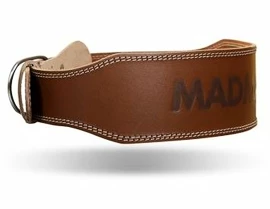 Pas fitness MadMax Opasek celokožený full leather MFB246 hnědý