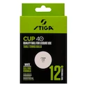 Piłki Stiga  Cup 40+ ABS White 12 Pack