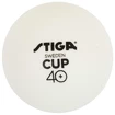 Piłki Stiga  Cup 40+ ABS White