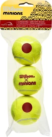 Piłki tenisowe Wilson Minions Stage 3 Red (3 Pack)