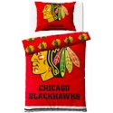 Pościel Official Merchandise  NHL Chicago Blackhawks 140x200/70x90 cm