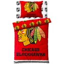 Pościel Official Merchandise  NHL Chicago Blackhawks 140x200/70x90 cm