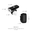 Przednia + tylna lampka Blackburn  Dayblazer 550 + Grid Rear USB-C (Set)