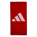 Ręcznik adidas  3Bar Towel Small Scarlet