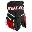 Rękawice hokejowe Bauer Supreme M3 Black/Red Junior 11 cali