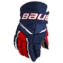 Rękawice hokejowe Bauer Supreme M3 Navy/Red/White Senior 15 cali