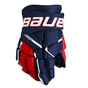 Rękawice hokejowe Bauer Supreme M5PRO Navy/Red/White Intermediate 12 cali