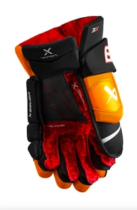 Rękawice hokejowe Bauer Vapor 3X Black/Orange Intermediate