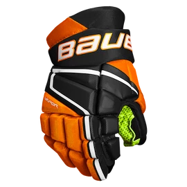 Rękawice hokejowe Bauer Vapor 3X Black/Orange Junior