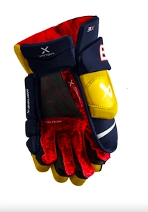 Rękawice hokejowe Bauer Vapor 3X Navy/Gold Intermediate