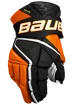 Rękawice hokejowe Bauer Vapor Hyperlite Black/Orange Intermediate