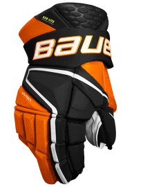 Rękawice hokejowe Bauer Vapor Hyperlite Black/Orange Intermediate