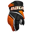 Rękawice hokejowe Bauer Vapor Hyperlite Black/Orange Senior 15 cali