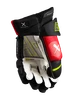 Rękawice hokejowe Bauer Vapor Hyperlite Black/Red/Green Intermediate