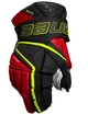 Rękawice hokejowe Bauer Vapor Hyperlite Black/Red/Green Intermediate