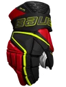 Rękawice hokejowe Bauer Vapor Hyperlite Black/Red/Green Intermediate