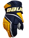 Rękawice hokejowe Bauer Vapor Hyperlite Navy/Gold Intermediate