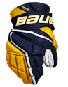 Rękawice hokejowe Bauer Vapor Hyperlite Navy/Gold Junior