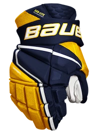 Rękawice hokejowe Bauer Vapor Hyperlite Navy/Gold Junior