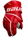 Rękawice hokejowe Bauer Vapor Hyperlite Red Senior